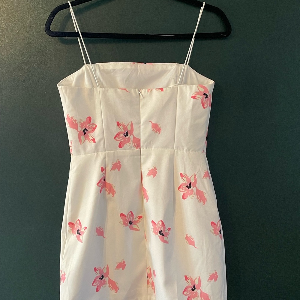 NWT Hello Molly Rio Vista Dress. White grounded pink floral print. Size 6/Medium - Picture 8 of 13